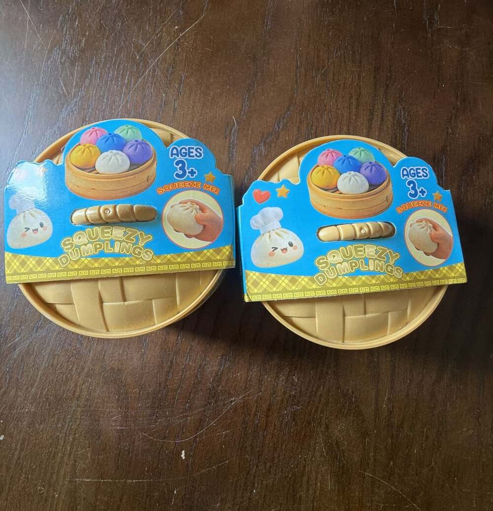 Squeezy Dumplings Squeeze Me Toy Set of 2